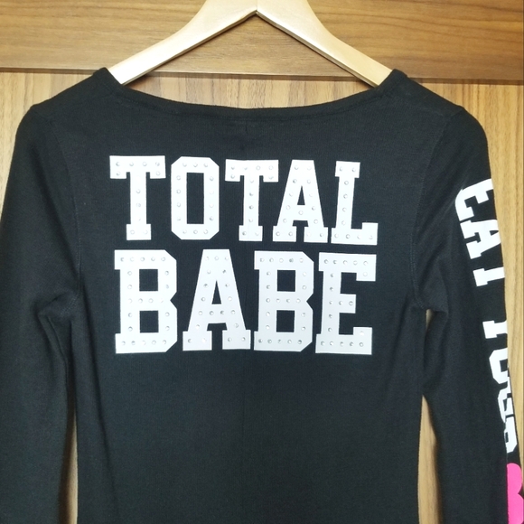 Victoria's Secret PINK Vintage Pajama Sleep Onesie I Only Sleep in PINK NWT - Picture 6 of 12